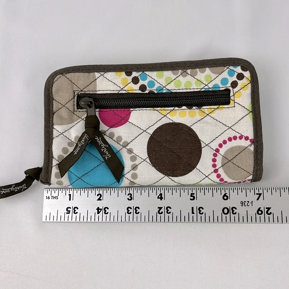 Thirty-One Soft Wallet Circle Dots Pattern - Picture 6 of 9